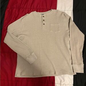 The American Outdoorsman thermal 1/4 button up shirt